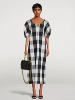 Gracen Midi Dress Check