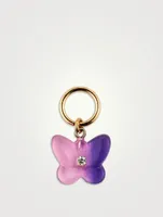 Vintage Plastic Butterfly Charm
