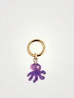 Vintage Plastic Octopus Charm