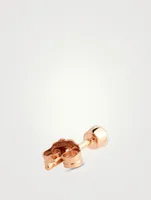 Invisible Set Diamond 18K Gold Stud Earring