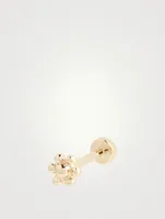 Natural Pearl 14K Gold Stud Earring