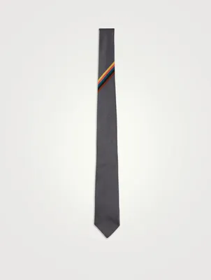 Artist Stripe Silk Tie