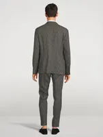 Wool And Silk Stretch Tailored Jacket