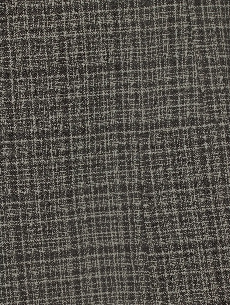 Wool And Silk Stretch Tailored Jacket