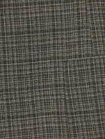 Wool And Silk Stretch Tailored Jacket