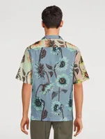 Short-Sleeve Shirt Sunflower Print
