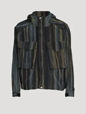 Ripstop Hooded Jacket Woodland Print