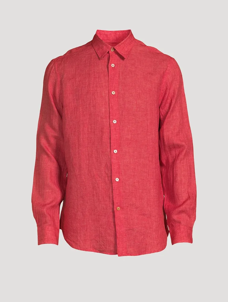 Linen Long-Sleeve Shirt