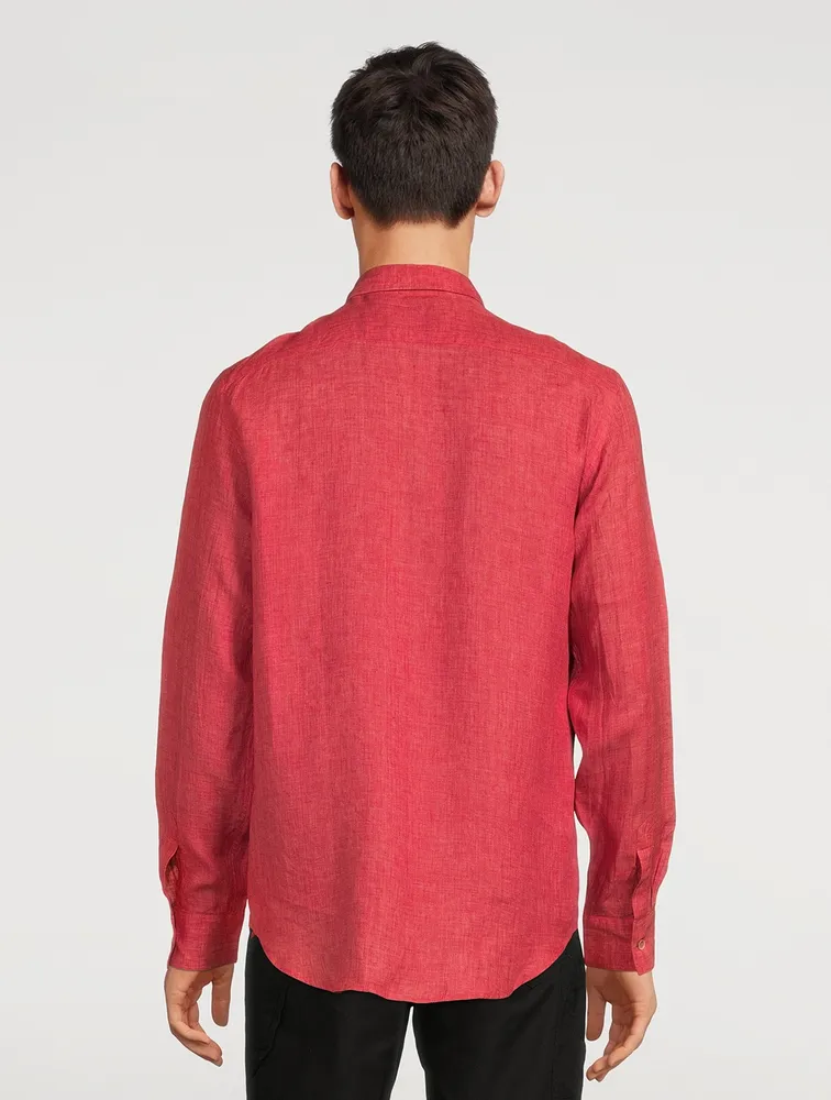 Linen Long-Sleeve Shirt