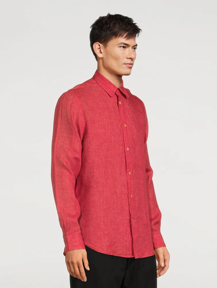 Linen Long-Sleeve Shirt