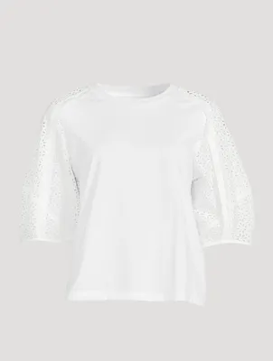 Broderie Anglaise T-Shirt