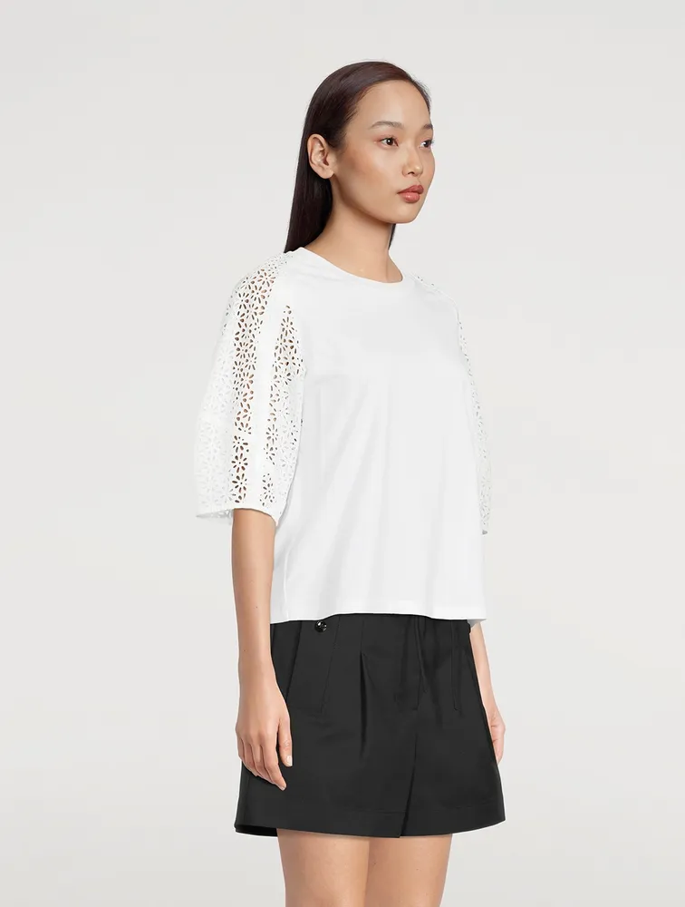 Broderie Anglaise T-Shirt