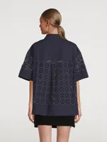 Broderie Anglaise Camp Shirt