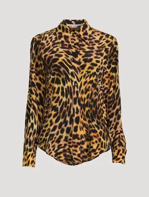 Cotton Shirt Cheetah Print