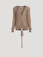 Sequin Knit Cardigan