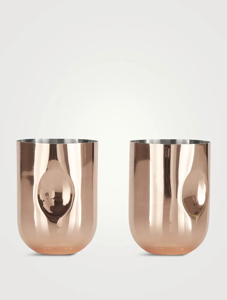 Plum Set Of Two Moscow Mule Mugs
