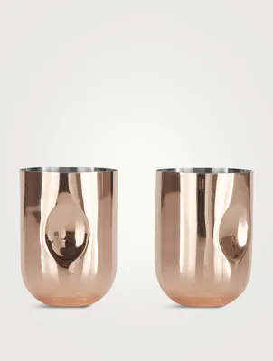 Plum Set Of Two Moscow Mule Mugs