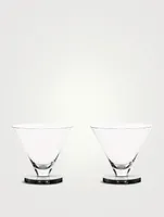 Puck Set Of Two Cocktail Glasses