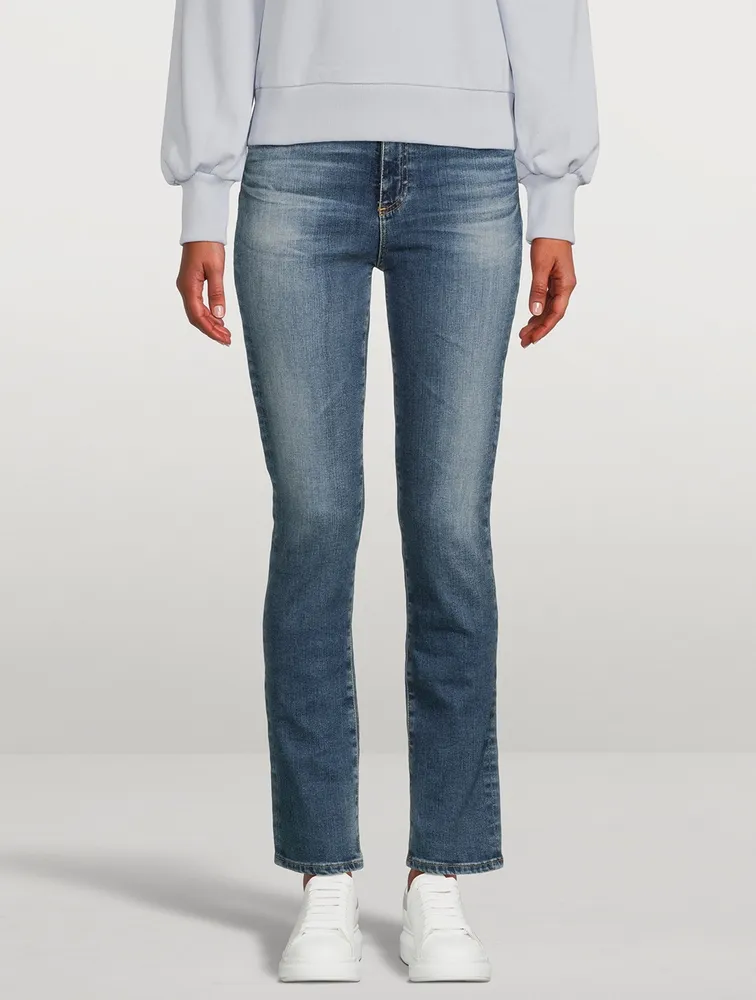 Mari High-Waisted Straight Jeans