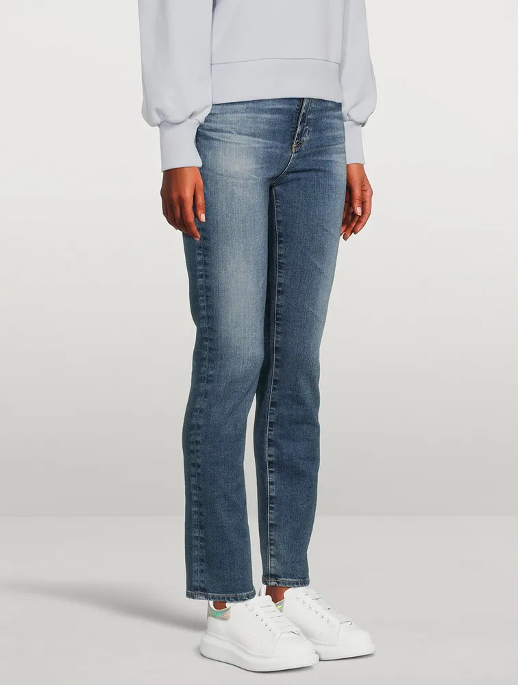 Mari High-Waisted Straight Jeans