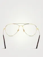 Aviator Optical Glasses With Blue Block Lenses