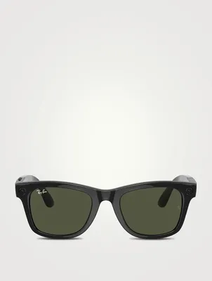 RW4004 Stories Large Wayfarer Sunglasses