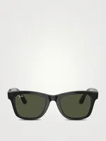 RW4004 Stories Large Wayfarer Sunglasses