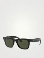 RW4004 Stories Large Wayfarer Sunglasses