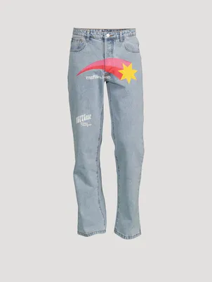 Cotton Star Logo Jeans