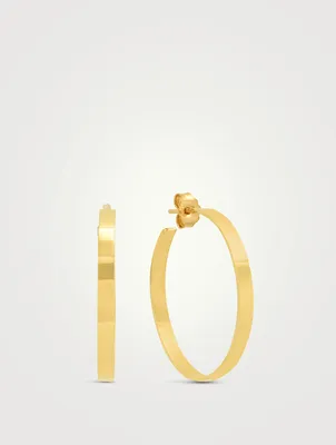 Small Ellen 18K Gold Hoop Earrings