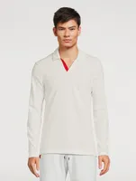 Felix Cotton Long-Sleeve Polo Shirt