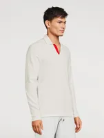 Felix Cotton Long-Sleeve Polo Shirt