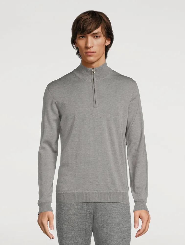 Neilson Merino Wool Quarter-Zip Sweater