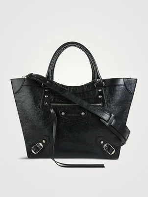 Large Neo Classic Upside Down Leather Tote Bag