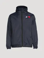 K-Way Nylon Zip Jacket With Hood