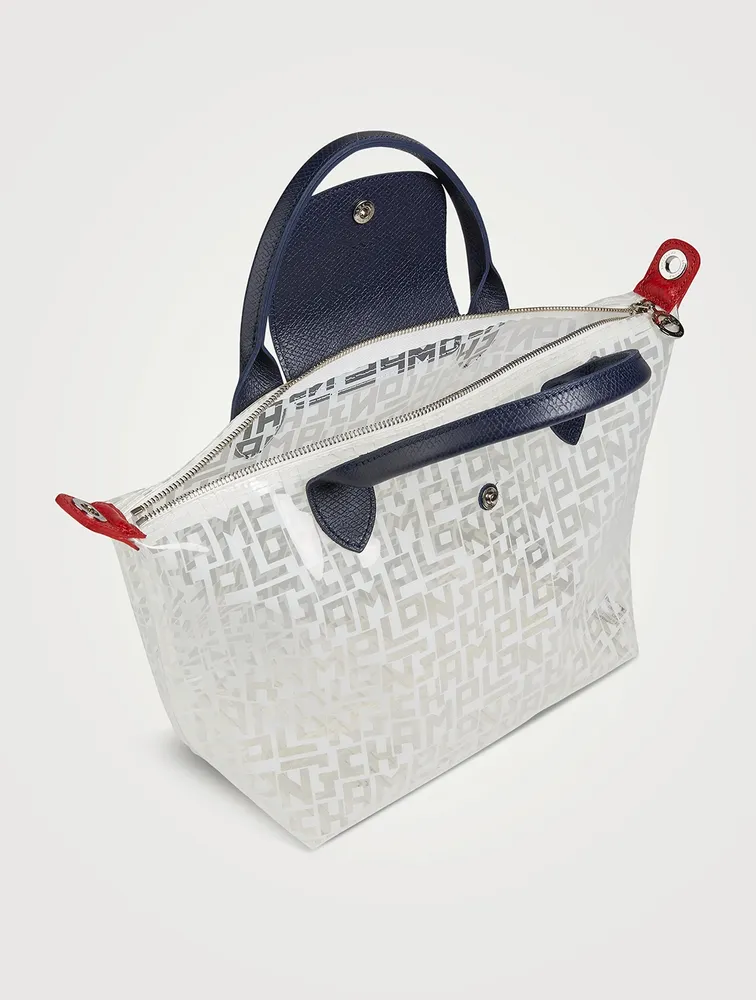 Le Pliage Transparent Top Handle Bag