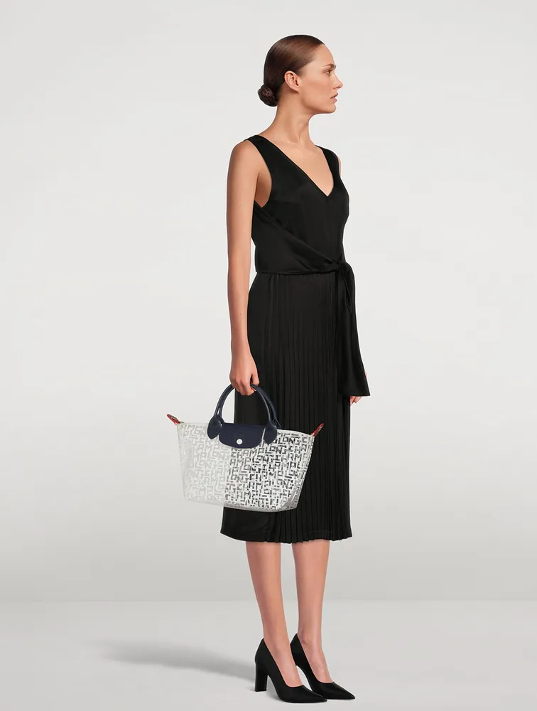 Le Pliage Transparent Top Handle Bag