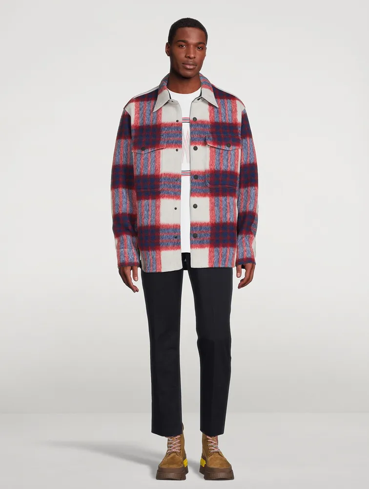 Waier Wool-Blend Shirt Jacket