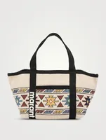 Darwen Tote Bag In Ikat Print