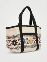 Darwen Tote Bag In Ikat Print