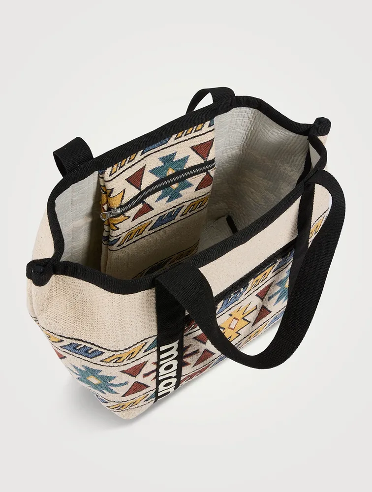 Darwen Tote Bag In Ikat Print