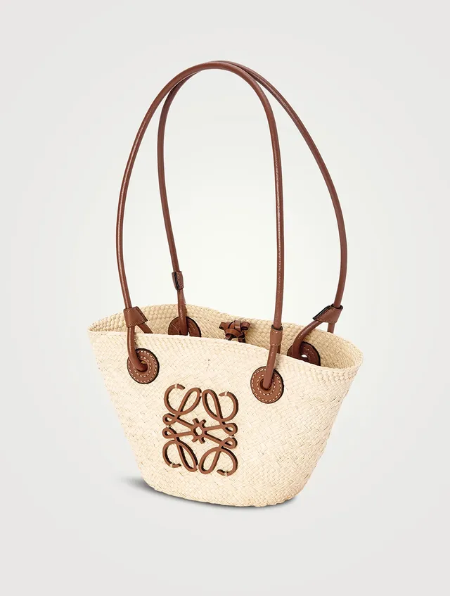 Loewe – Paula's Ibiza Pochette Anagram Basket Bag Natural/Tan