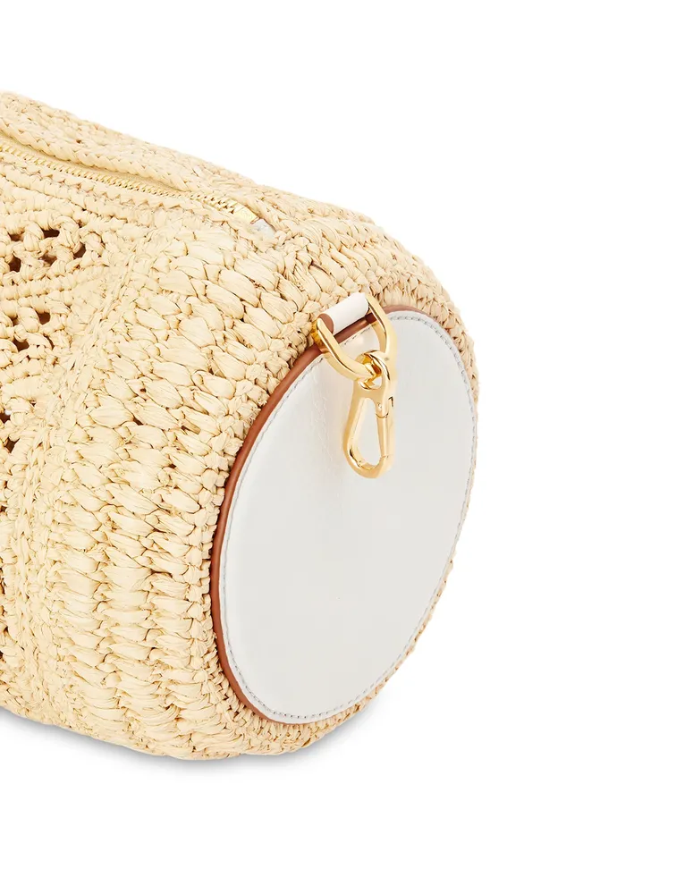 Loewe Bracelet Pouch Raffia Shoulder Bag