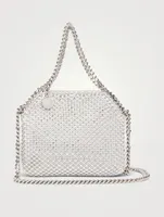 Mini Falabella Crystal Mesh And Satin Tote Bag