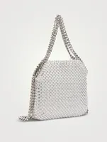 Mini Falabella Crystal Mesh And Satin Tote Bag
