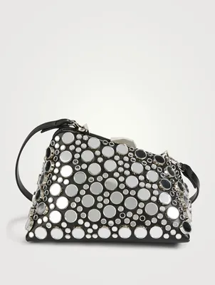 Midnight Embellished Leather Clutch