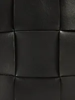 Mini Cassette Leather Tote Bag