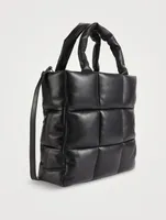 Assante Puffer Leather Tote Bag