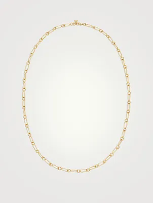 18K Gold River Chain Necklace