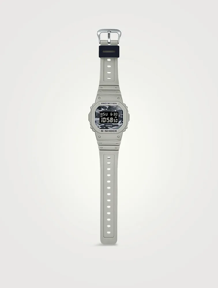 G Shock Camo Resin Strap Watch